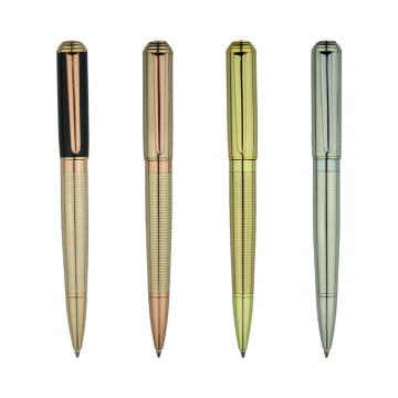 Luxury gift for business top selling metal ballpoint pen with logo laser